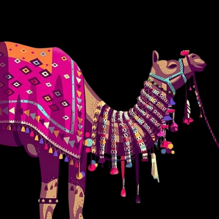 Decorated Camel